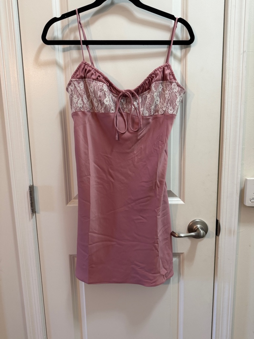 Urban Outfitters - Women's Pink Lace-Trim Slip Dress  - NWT